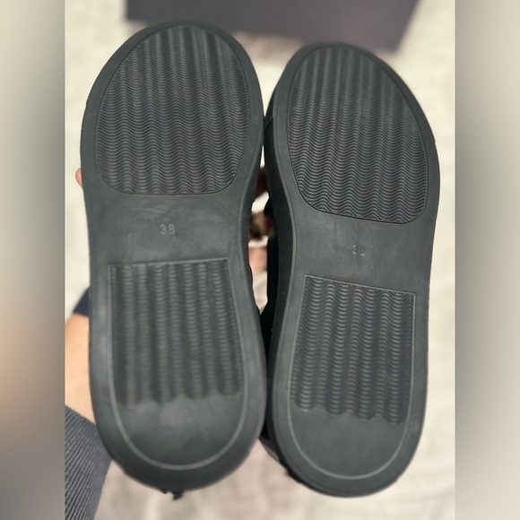 NIB Nicholas K Vidal Hybrid Sneaker Boots 38 US7 Black Leather Futuristic Ruched - Picture 4 of 11